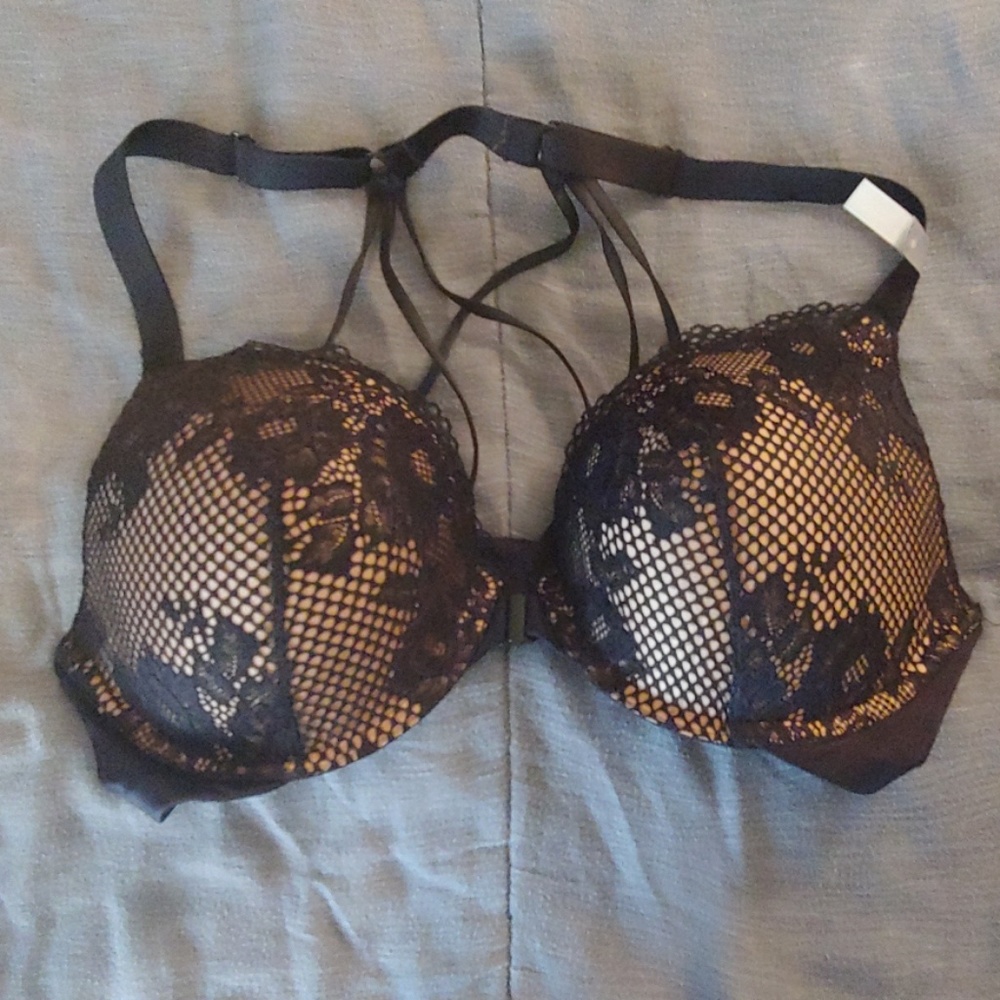 Black and Beige Bra..strappy